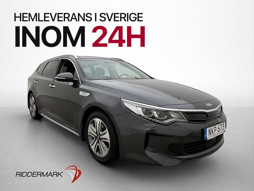 Bild 1 av Kia Optima Sport Wagon Plug-in Hybrid SW 205hk Pano Navi Kamera Läder