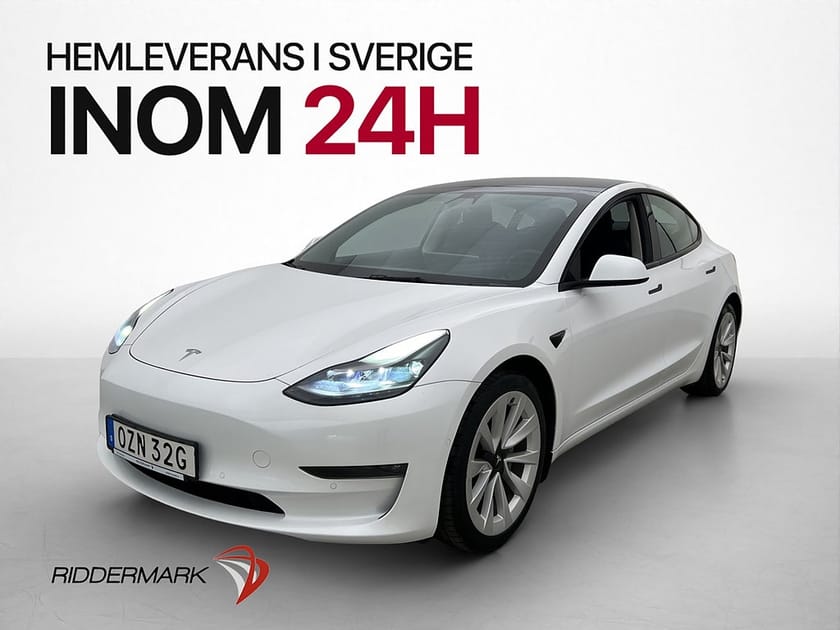 Bild 3 av Tesla Model 3 Long Range AWD Kamera Rattvärme Svensksåld