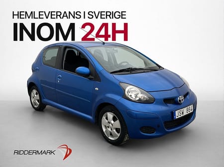 Toyota Aygo 1.0 VVT-i 68hk Värmare AUX Låg-Skatt 0.45l/Mil