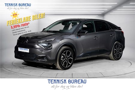 Citroën ë-C4 Shine/Skinn/Head-Up/R.Kamera/Carplay/ACC/Rattvarme