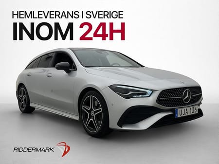 Mercedes-Benz CLA 200 Shooting Brake SB AMG Drag Värmare Pano Wide MOMS