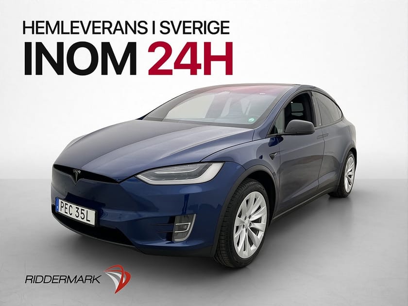 Bild 4 av Tesla Model X Long Range Raven 423hk AWD Dragkrok Svensksåld