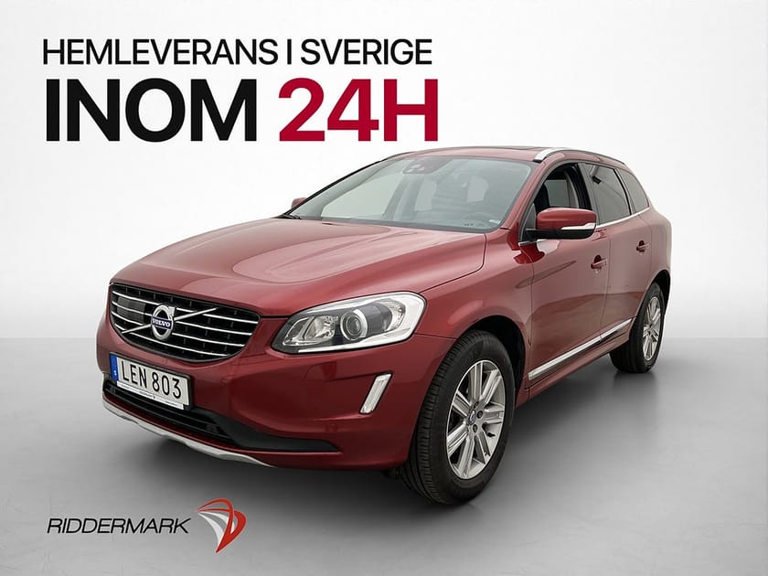 Bild 1 av Volvo XC60 D4 AWD Summum Pano Drag Skinn Navi BLIS Värmare