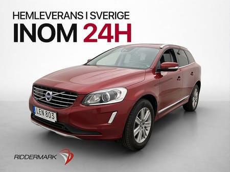 Volvo XC60 D4 AWD Summum Pano Drag Skinn Navi BLIS Värmare