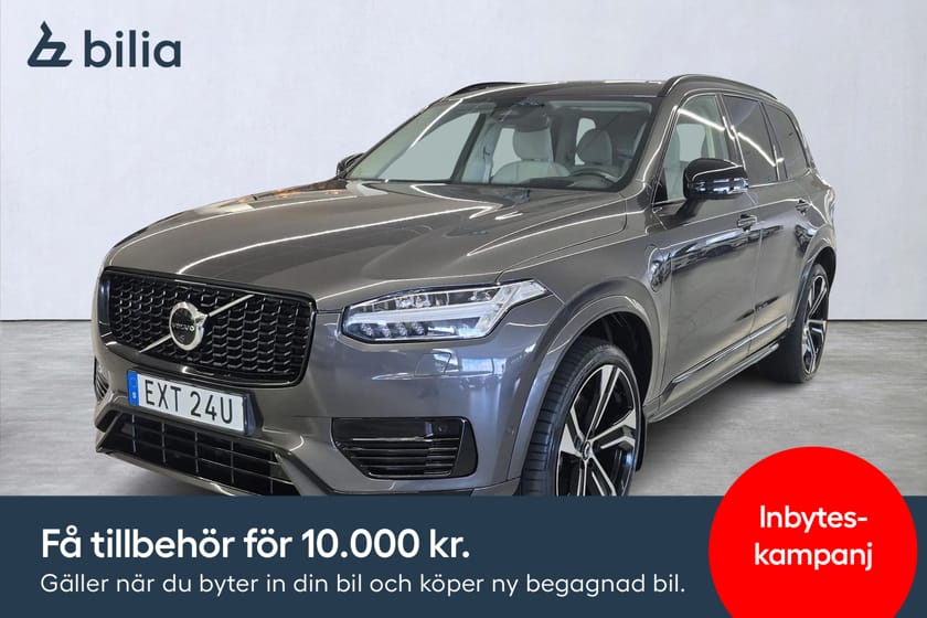 Bild 1 av Volvo XC90 7-seater Recharge T8 Ultimate Dark / Massage / HUD / Dragkrok