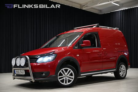 Volkswagen Caddy Skåpbil Alltrack 4Motion 110HK Dubbeldörr|Drag|Värmare|Xenon