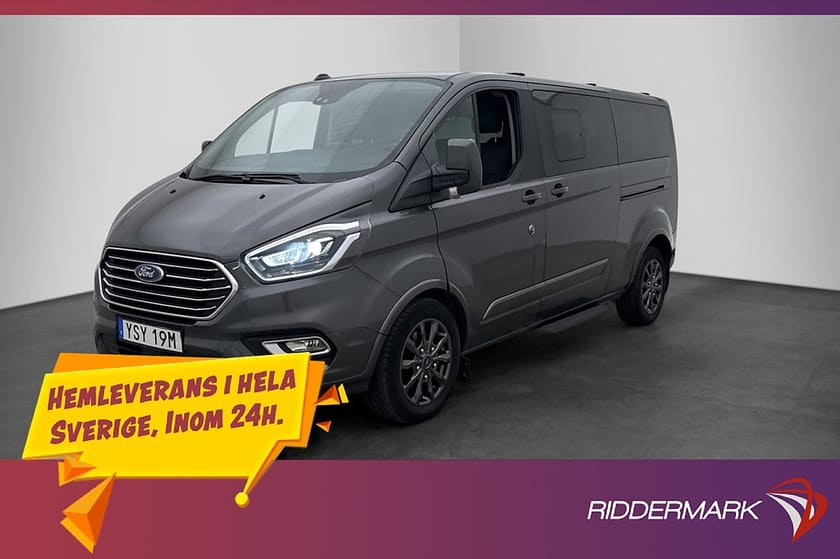 Bild 1 av Ford Tourneo Custom 320 Titanium 185hk Värm CARPLAY 9-Sits MOMS