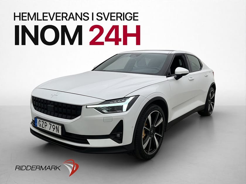 Bild 4 av Polestar 2 Long range Dual motor 408hk Värmare 360° Pano
