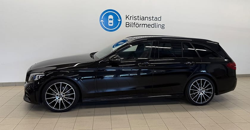 Bild 3 av Mercedes-Benz C 220 T d Aut AMG Night, Panorama, Premiumpkt. SE Läder