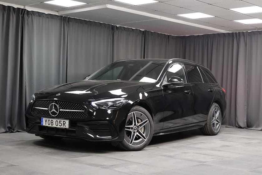 Bild 1 av Mercedes-Benz C 300 T de 4MATIC AMG Advanced Plus Drag Night LED MOMS