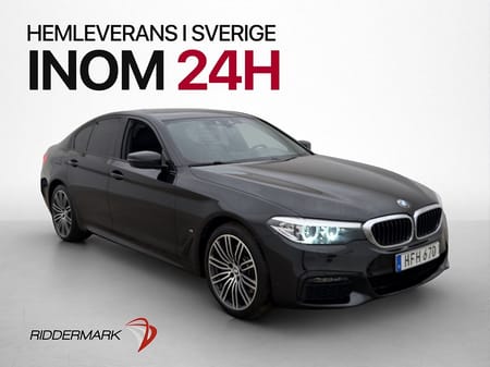 BMW 530e xDrive iPerformance Sedan 252hk M Sport Taklucka 360°Kamera Navi Skinn