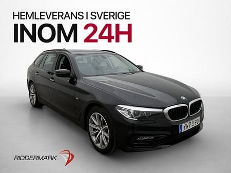 BMW 520d xDrive Touring Sport line Kamera Nav Halvskinn Drag