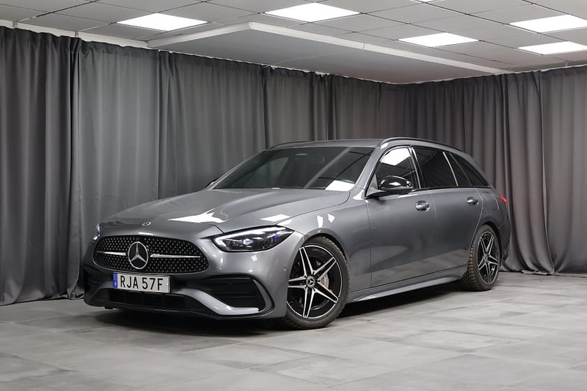 Bild 1 av Mercedes-Benz C 300 T e AMG Premium Drag 360 Keyless Night