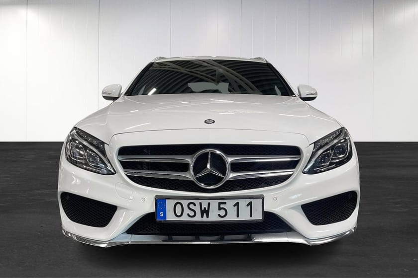 Bild 3 av Mercedes-Benz C 250 T d BlueTEC 4MATIC AUT AMG Line Skinn Drag Värmare Navi