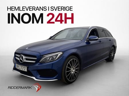 Mercedes-Benz C 250 T d BlueTEC 4MATIC 4M AMG Pano Burmester Drag Skinn
