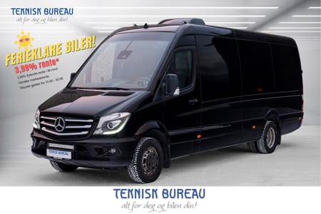 Mercedes-Benz Sprinter 519 BlueTEC Varebil W519/43L MINIBUSS 3,0d 190HK Aut. 17s Rullestol heis