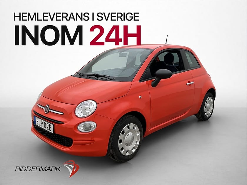Bild 1 av Fiat 500 Hybrid 70hk Farthållare P-Sensorer Bluetooth