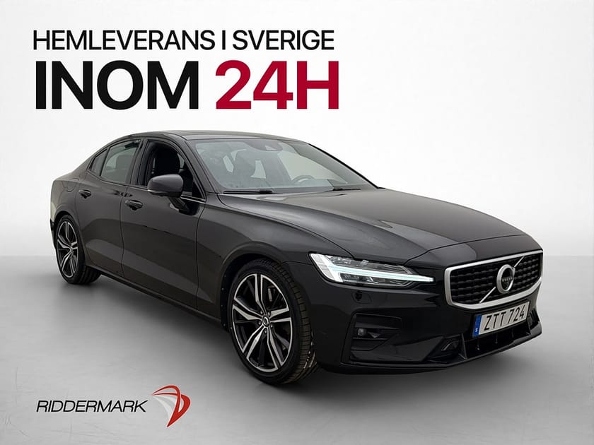 Bild 1 av Volvo S60 T5 250hk R-Design Pano 360 HUD CarPlay VOC Värmare