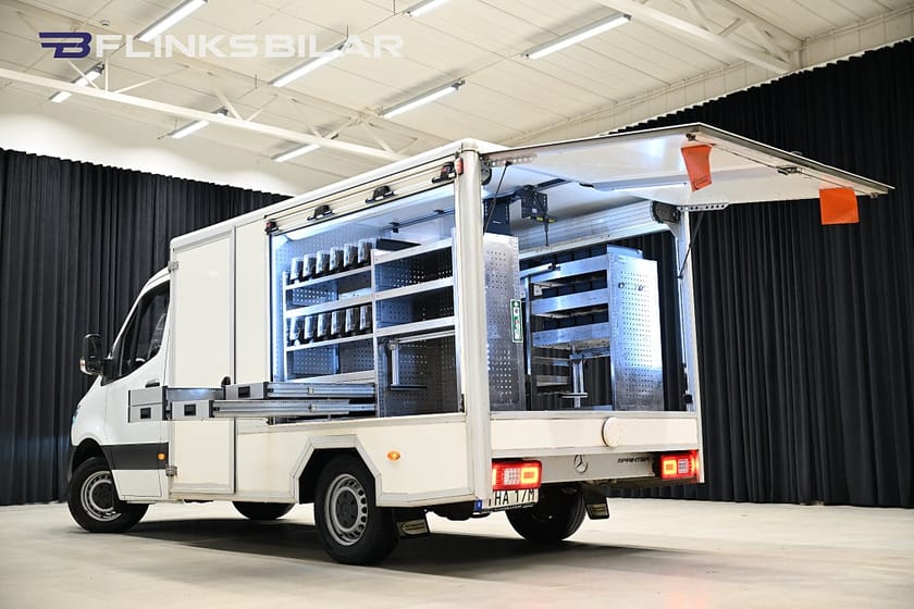Bild 4 av Mercedes-Benz Sprinter 316 CDI Chassi Servicebil|Solceller|Påbyggnad|Aluca-Inredd|SeUtr!