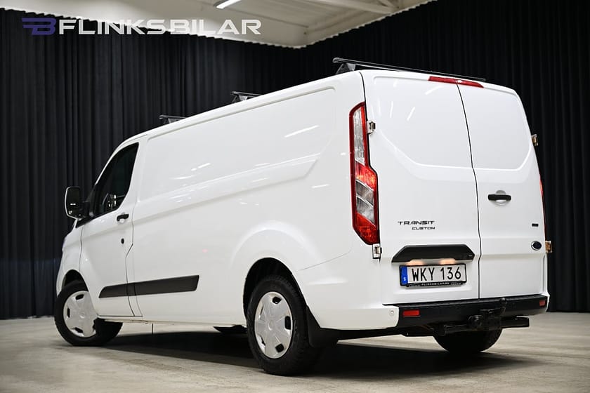 Bild 4 av Ford Transit Custom 300 130HK L2 Automat|LED|V-Inredd|NyKamrem|Leasbar