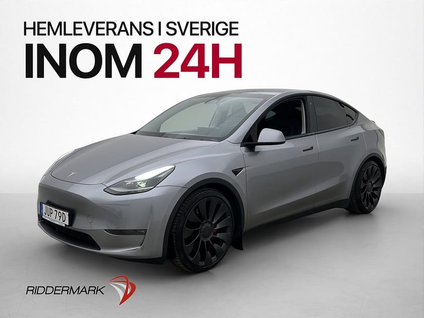 Bild 1 av Tesla Model Y Performance AWD MOMS AP Pano Värmare 360°