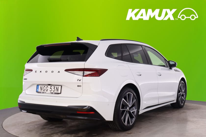 Bild 4 av Škoda Enyaq iV 80 Sportline Max 20" Drag Matrix B-Kam Elstol