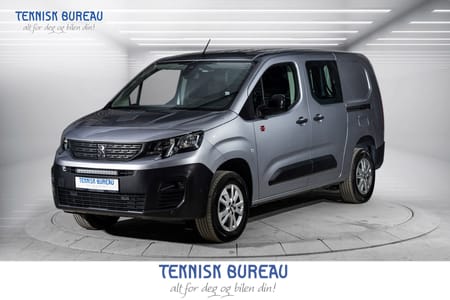 Peugeot Partner 1,5d 130HK 4x4 L2. Navi, Webasto, R. Kamera, H. Feste