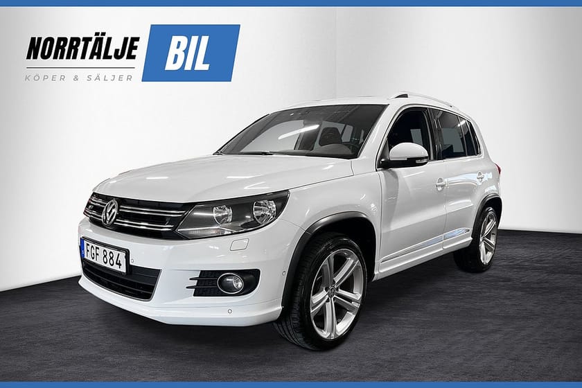 Bild 1 av Volkswagen Tiguan 1.4 160 HK TSI 4M R-LINE DRAG M&K NYSERV PDC BLUETOOTH