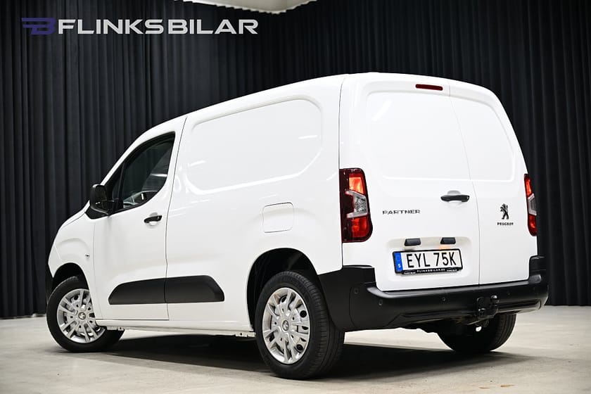 Bild 4 av Peugeot Partner Utökad Last 130HK L2 Automat|Drag|Värmare|EnÄgare|3-Sits|Leasbar