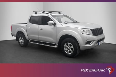 Nissan Navara Dubbelhytt 2.3dCi 4WD Värmare Dragkrok Diff Navi B-Kamera