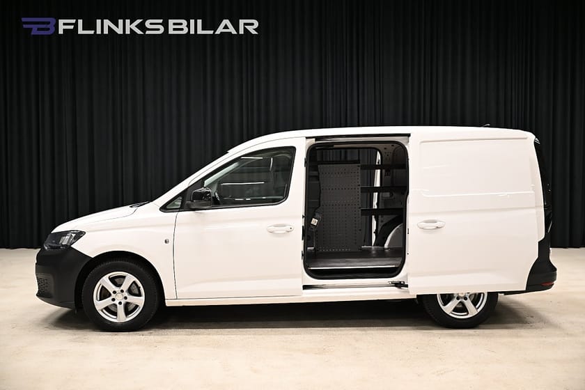 Bild 4 av Volkswagen Caddy Cargo Maxi DSG 122HK Inredd|Dubbeldörr|Drag|Värmare|EnÄgare|Moms