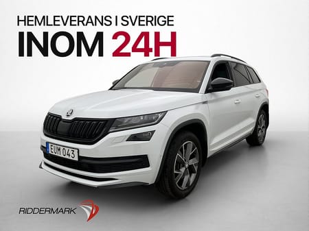 Škoda Kodiaq 7-Seater Skoda 2.0 TDI 4x4 Sportline 7-Sits Pano Canton Drag