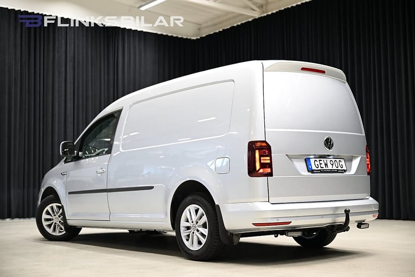 Bild 3 av Volkswagen Caddy Maxi Van DSG 102HK Nedlackad|LED|Inredd|Drag|Värmare|Leasbar