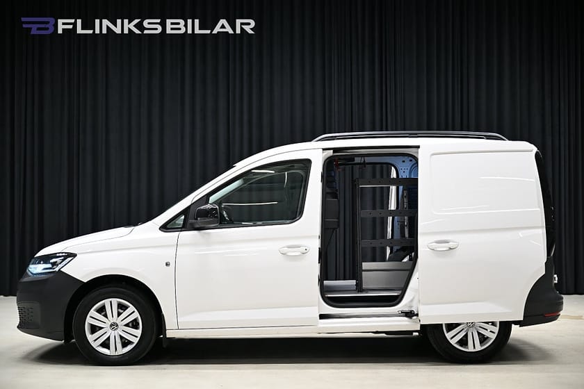 Bild 5 av Volkswagen Caddy Cargo DSG 122HK Inredd|Dubbeldörr|LED|Backkamera|Lågmil|Moms