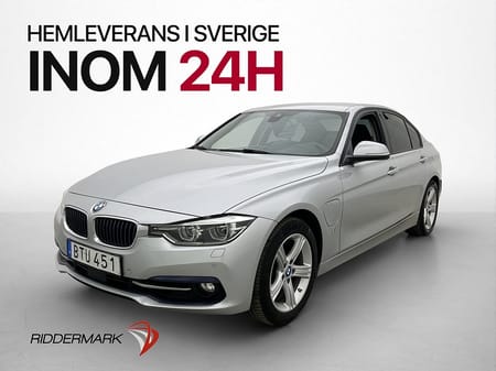 BMW 330e Sedan 252hk Sport line Hifi Kamera Navi Dragkrok