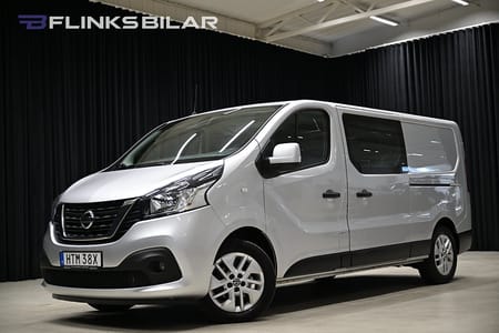 Nissan NV300 Skåpbil 170HK L2 Automat|Dubbelhytt|Dubbeldörr|EnÄgare|SeUtr!