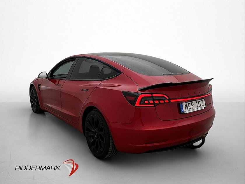 Bild 5 av Tesla Model 3 Long Range AWD Drag Ljus Interiör Svensksåld