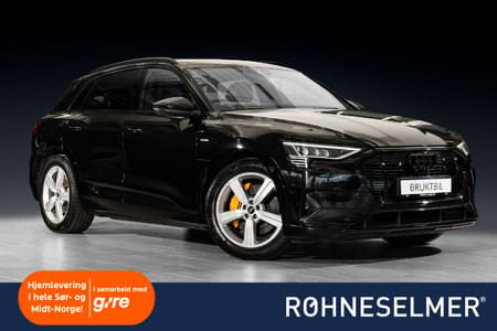 Audi e-tron 55 quattro Advanced Business Luftfjæring | Sort Optikk