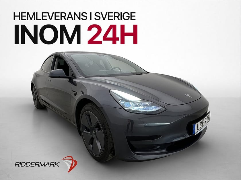 Bild 1 av Tesla Model 3 Standard Range Rattvärme Dragkrok Svensksåld