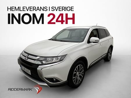 Mitsubishi Outlander AWD Business 7-sits Läder Kamera Drag