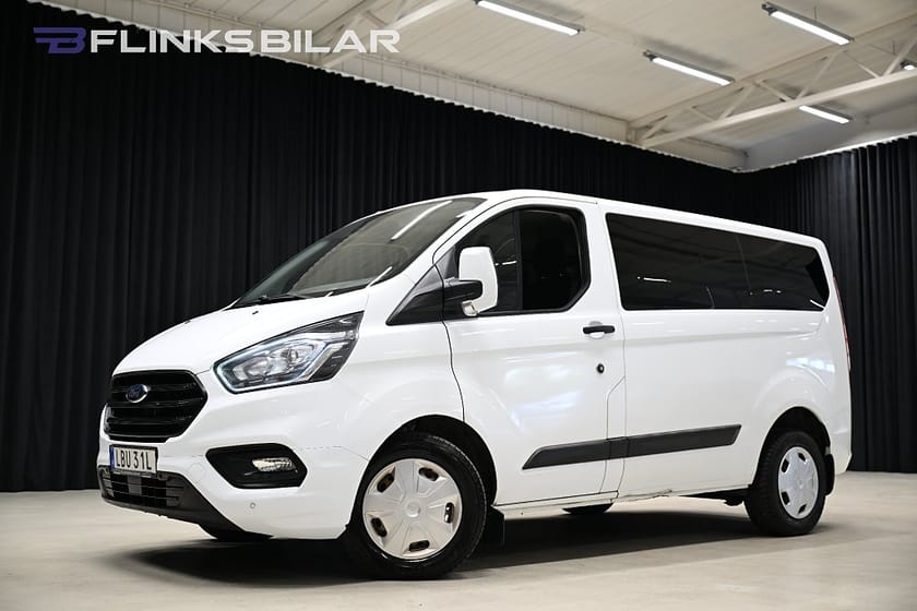 Bild 1 av Ford Transit Custom 320 Kombi 130HK Automat|9-Sits|Backkamera|Värmare
