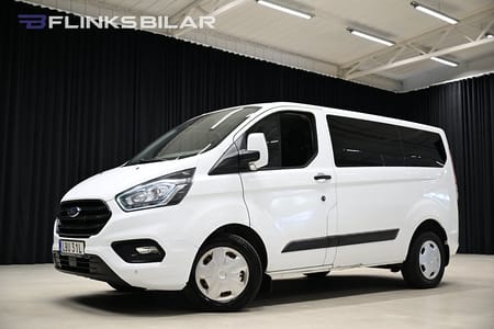 Ford Transit Custom 320 Kombi 130HK Automat|9-Sits|Backkamera|Värmare