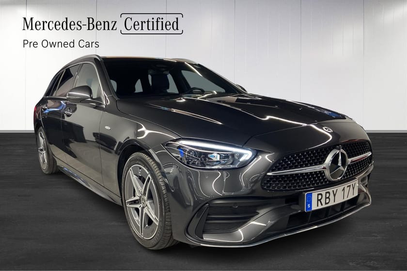 Bild 2 av Mercedes-Benz C 300 T de 4MATIC AMG Line/V-hjul/Distronic/Dragkrok/MOMS