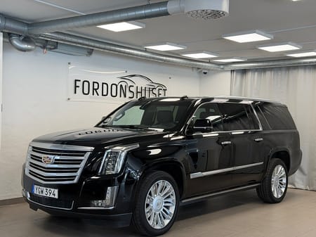 Cadillac Escalade ESV (EU) (LÅNG) 6.2 V8 4WD PLATINUM HYDRA-MATIC | SVENSKSÅLD