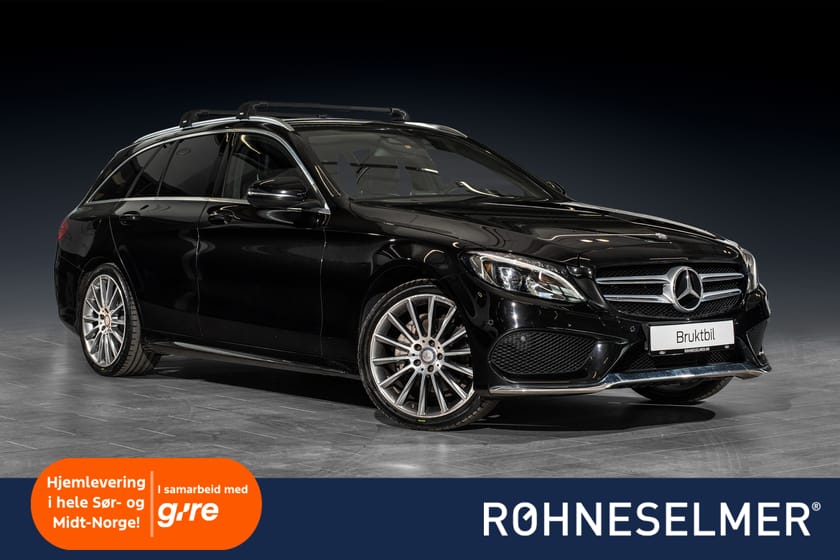 Bilde 1 av Mercedes-Benz C 180 T ///AMG x2|EU|Norsk|H.feste|R.kam|LED|El.seter+