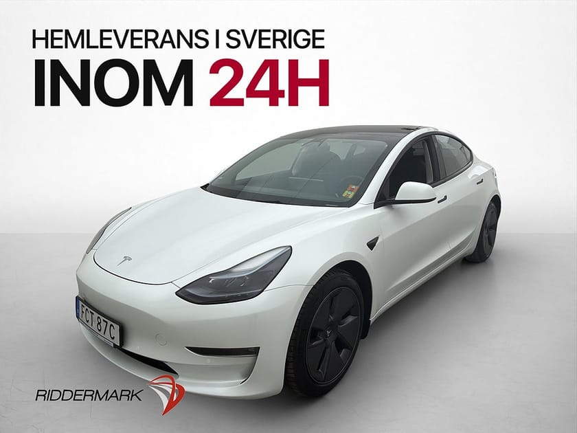Bild 4 av Tesla Model 3 Long Range AWD Pano AP Skinn B-Kamera Navi