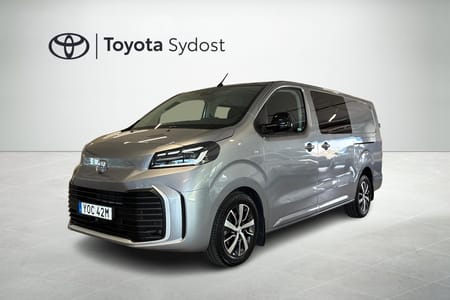 Toyota Proace Crew Van L2 LONG DUBBELHYTT 5-SITS 2,0D 145 HK AUTO PROFESSIONAL 2 DÖRRAR
