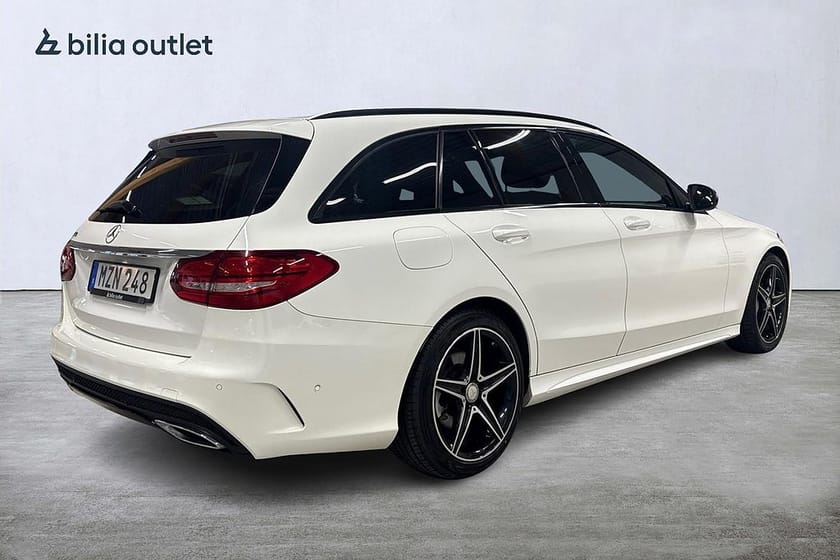 Bild 3 av Mercedes-Benz C 220 T d Plus AMG Line/Panorama/Motorvärmare/Dragkrok
