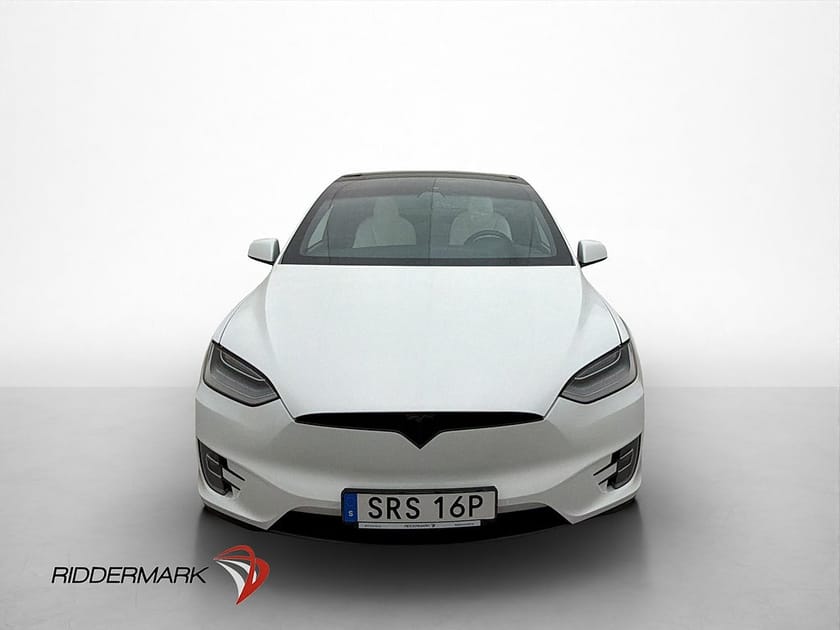 Bild 2 av Tesla Model X Long Range "FSD" Ljus Interiör Dragkrok MOMS