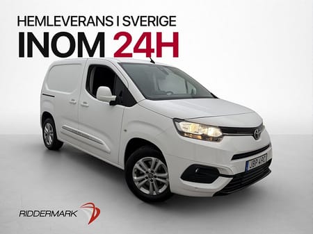 Toyota ProAce City proace-city 1.5 130hk Värmare 3-Sits B-Kamera CARPLAY